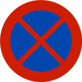 Halten und Parken verboten.