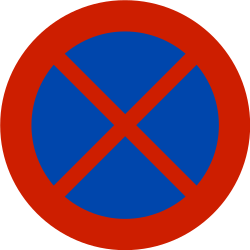 Halten und Parken verboten.