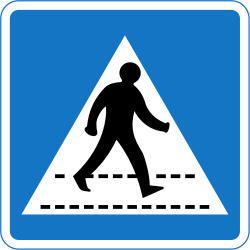 Fußgängerüberweg.