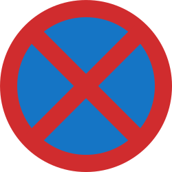 Halten und Parken verboten.