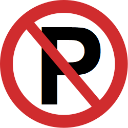 Parken verboten.