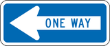 一方通行道路。