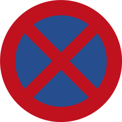 Halten und Parken verboten.