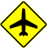 Warning for low-flying aircraft.