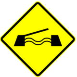 Warning for a movable bridge.