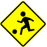 Warning for a playground.