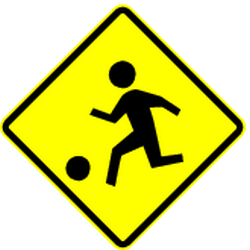 Warning for a playground.