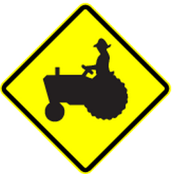 Warning for tractors.