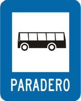Fahrstreifen für Busse.