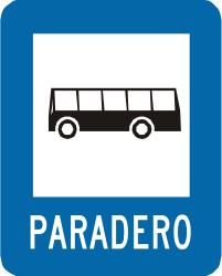 Carril para autobuses.