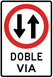 Gegenverkehr.