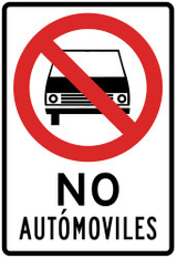 Pkw verboten.