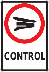 Einfahrt verboten (Kontrollstelle).