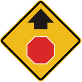 Stoppschild voraus.