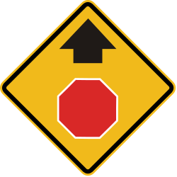 Stoppschild voraus.