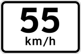 Recommended speed.