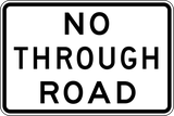 Dead end street.