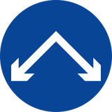 Pass obstacle on either side.