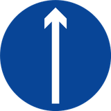 Driving straight ahead mandatory.