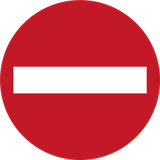 No entry.