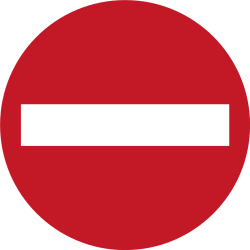 No entry.