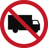 Trucks prohibited.