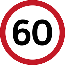 Start of a speed limit.