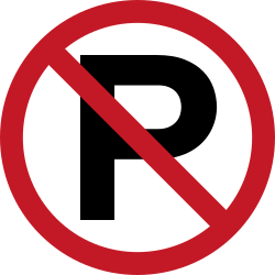 Parking prohibited.