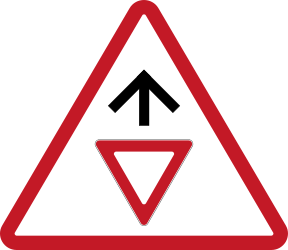 Give way ahead.