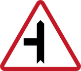 Priority at the junction.