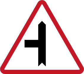 Priority at the junction.