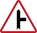 Priority at the junction.