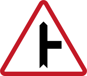 Priority at the junction.