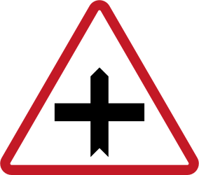 Priority at the junction.