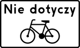 Ciclistas autorizados.