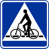Passagem para ciclistas.
