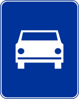 Início de via rápida.