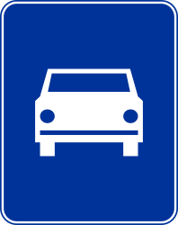 Start of an expressway.
