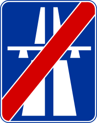 End of the motorway.