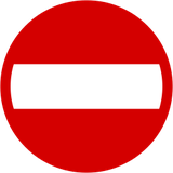 Entrada proibida.
