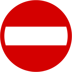 Entrada proibida.