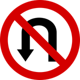 Inversão de marcha proibida.