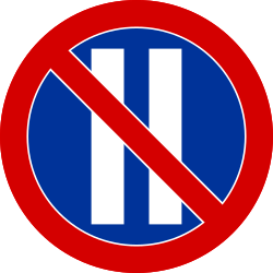 Estacionamento proibido em dias pares.