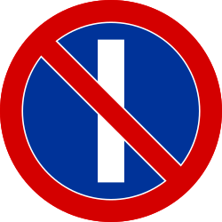 Estacionamento proibido em dias ímpares.