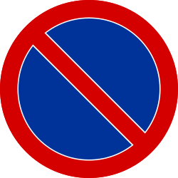 Estacionamento proibido.