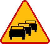 Aviso de congestionamento.