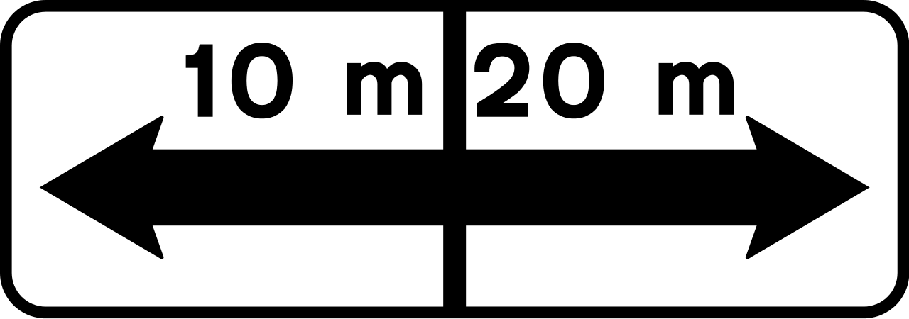 ... metres to the left or right.