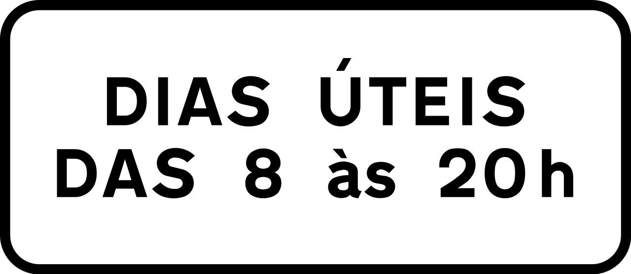 On working days during the time shown.