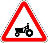 Advertencia de tractores.