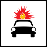 For vehicles carrying explosive materials.
